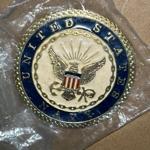 United States Navy Emblem Belt Buckle New & Sealed